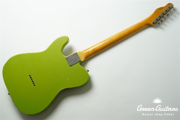 Model T. #179 Light Aged - Guacamole Mist Metallic Pickguard & Sunglasses - Shaped by stone-D eyewear (1990s Cellulose Acetate/Made in SABAE,FUKUI) 