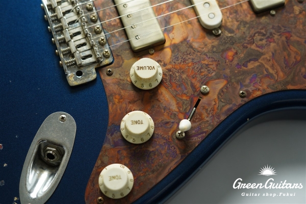 Model S. #189 Multi Layer Heavy Aged - Dark Lake Placid Blue over 3TS with Copper Red