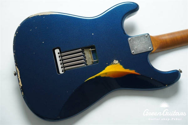 Model S. #189 Multi Layer Heavy Aged - Dark Lake Placid Blue over 3TS with Copper Red