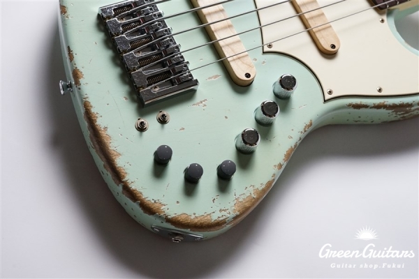 XJ-1T 5st - Faded Sonic Blue / Heavy Aged / Alder / R