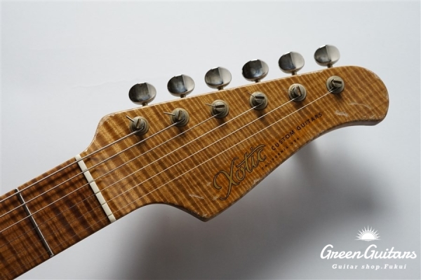 XSC-2 - Olive Drab over Lake Placid Blue / Heavy Aged / Alder / Master Grade Flame Maple