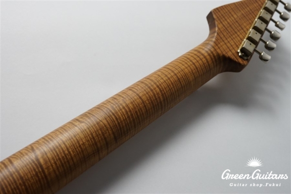 XSC-2 - Olive Drab over Lake Placid Blue / Heavy Aged / Alder / Master Grade Flame Maple