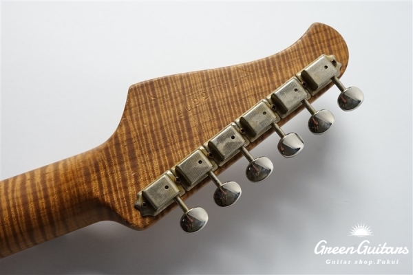 XSC-2 - Olive Drab over Lake Placid Blue / Heavy Aged / Alder / Master Grade Flame Maple