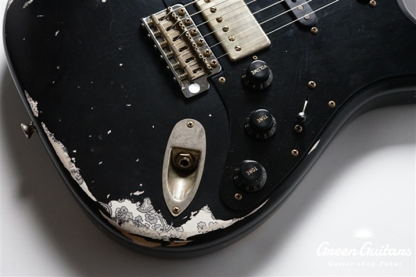 XSC-2 - Black over Black Paisley / Heavy Aged / Master Grade Flame Maple Gloss Finish