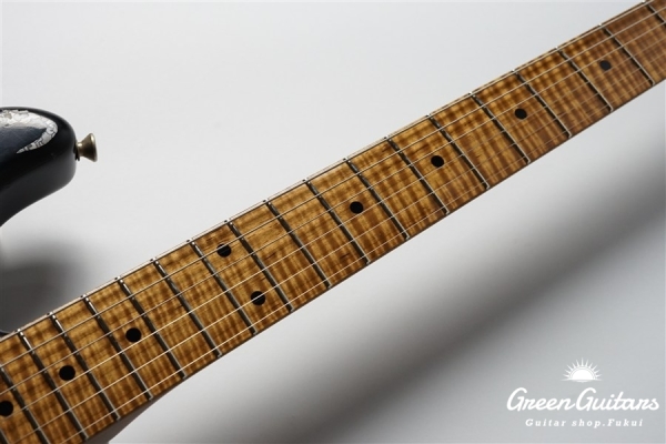 XSC-2 - Black over Black Paisley / Heavy Aged / Master Grade Flame Maple Gloss Finish