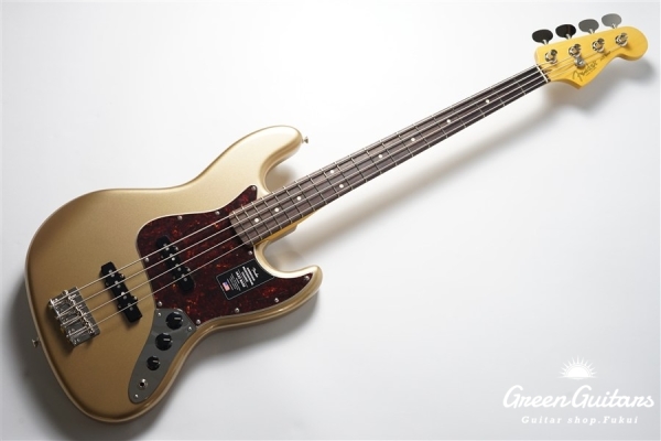 American Professional Classic Jazz Bass - Faded Firemist Gold