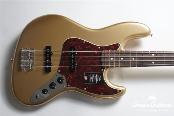 American Professional Classic Jazz Bass - Faded Firemist Gold