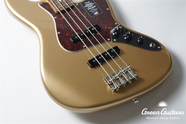 American Professional Classic Jazz Bass - Faded Firemist Gold