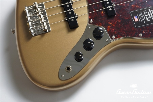American Professional Classic Jazz Bass - Faded Firemist Gold