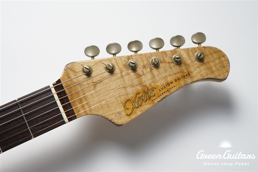 XSC-2 - Dark Candy Apple Red over 3 Tone Sunburst / Heavy Aged / Alder