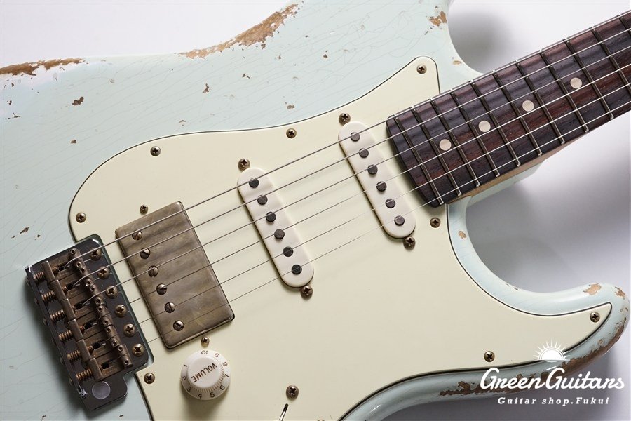 XSC-2 - Faded Sonic Blue / Heavy Aged / Alder