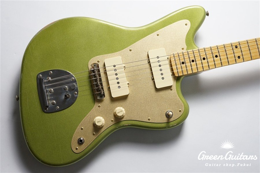 Model JM. Patina #261 Light Aged - Vintage Ice Blue Metallic with Brass Vibration