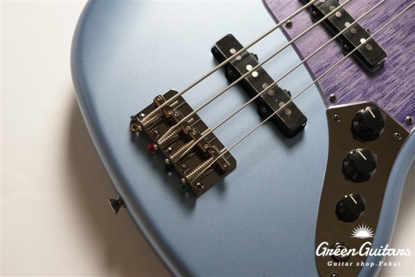 Made in Japan Hybrid II 2026 Collection Jazz Bass Satin Metallic - Matte Aero Blue
