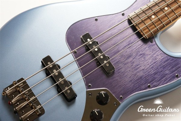 Made in Japan Hybrid II 2026 Collection Jazz Bass Satin Metallic - Matte Aero Blue