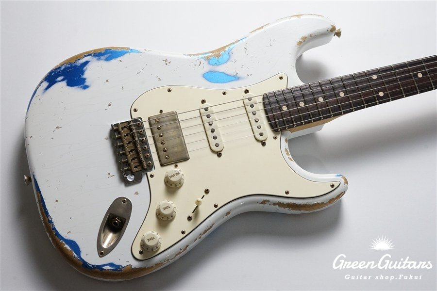 XSC-2 - Olympic White over Lake Placid Blue / Heavy Aged / Alder