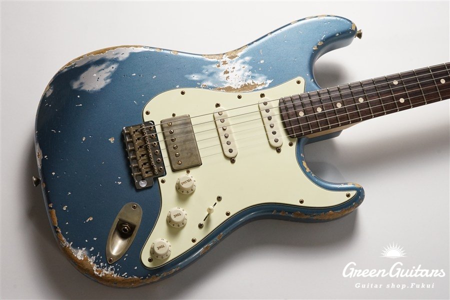 XSC-2 - Dark Lake Placid Blue over Silver / Heavy Aged / Alder