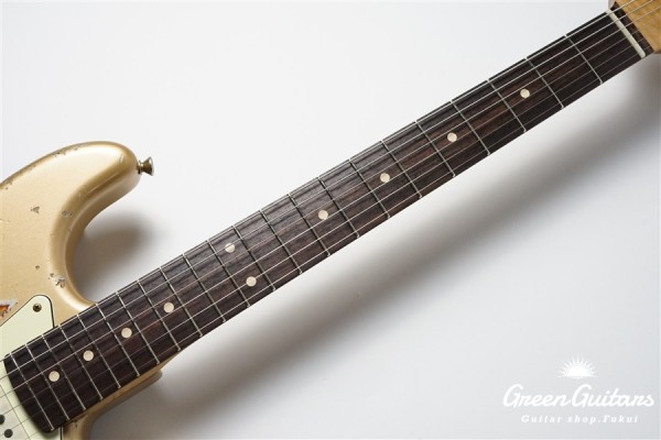 XSC-2 - Faded Shoreline Gold over 3 Tone Burst / Heavy Aged / Alder