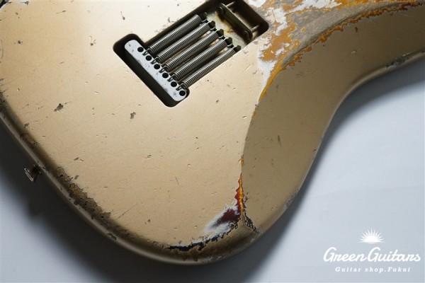 XSC-2 - Faded Shoreline Gold over 3 Tone Burst / Heavy Aged / Alder