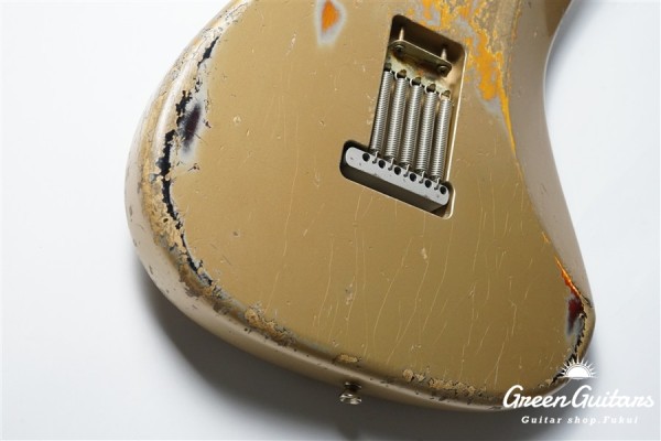 XSC-2 - Faded Shoreline Gold over 3 Tone Burst / Heavy Aged / Alder