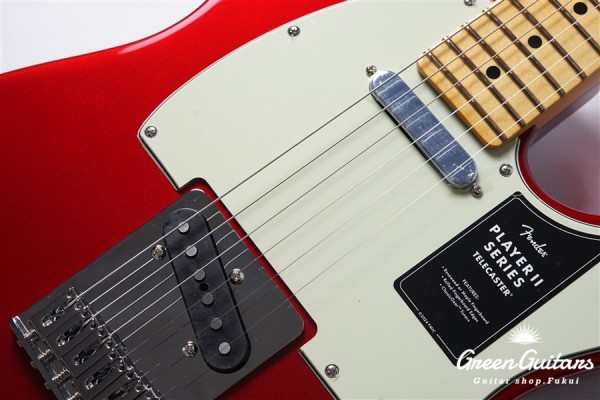75th Anniversary Player II Telecaster - Candy Apple Red