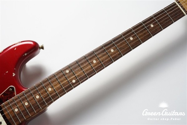 XSC-2 - Dark Candy Apple Red over 3 Tone Sunburst / Heavy Aged / Alder