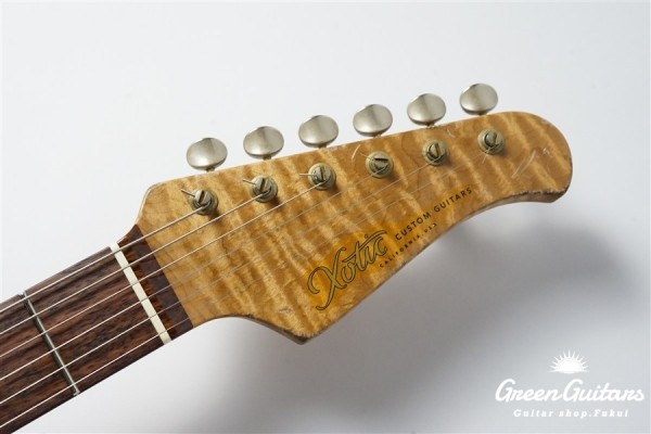 XSC-2 - Dark Candy Apple Red over 3 Tone Sunburst / Heavy Aged / Alder