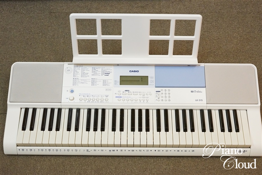 電子キーボード カシオ LK-515 光ナビゲーション ピアノ-