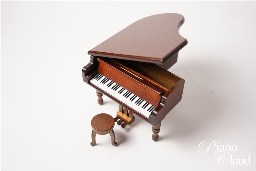 木製ミニアンティークオルゴール グランドピアノ | Piano Cloud Online Store