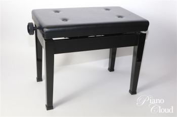 高低ピアノ椅子　AW55-S【黒塗】