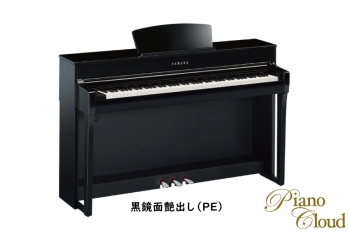 電子ピアノ Clavinova CLP-735PE（黒鏡面艶出し）