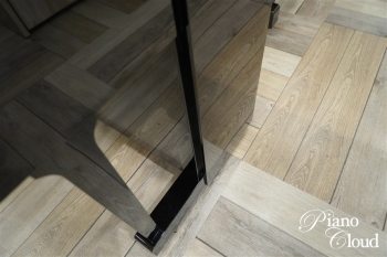 中古アップライトピアノ　U10BL　ヤマハ純正後付けサイレントユニット