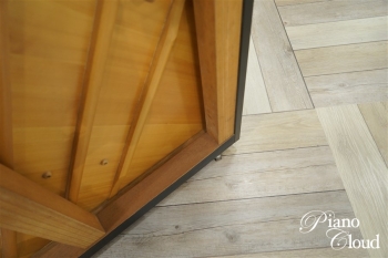 中古アップライトピアノ　U10BL　ヤマハ純正後付けサイレントユニット