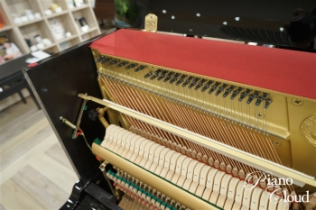 中古アップライトピアノ　U10BL　ヤマハ純正後付けサイレントユニット