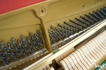 中古アップライトピアノ　U10BL　ヤマハ純正後付けサイレントユニット