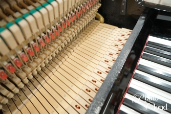 中古アップライトピアノ　U10BL　ヤマハ純正後付けサイレントユニット