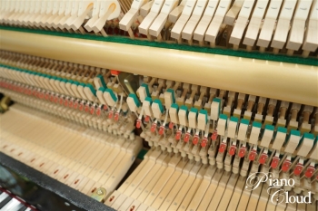 中古アップライトピアノ　U10BL　ヤマハ純正後付けサイレントユニット