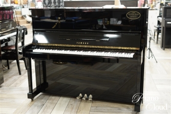 中古アップライトピアノ　U10BL　ヤマハ純正後付けサイレントユニット