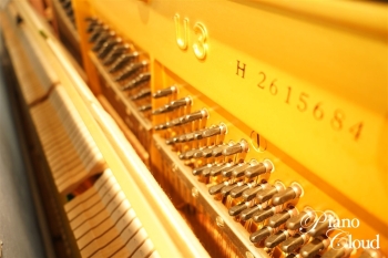 中古アップライトピアノ U3H　ホワイト