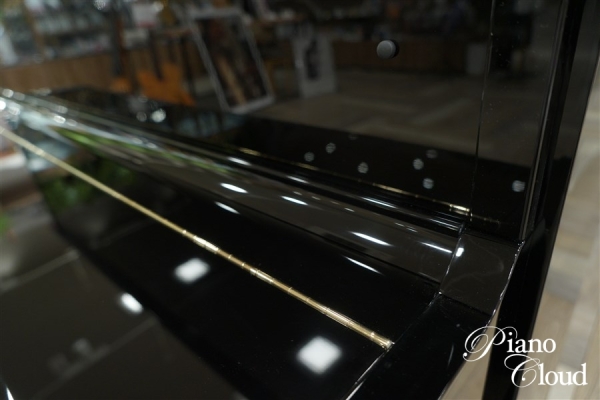 中古アップライトピアノ　U10BL　ヤマハ純正後付けサイレントユニット