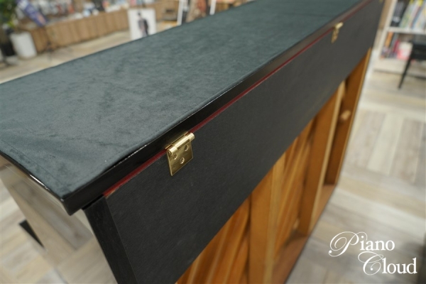 中古アップライトピアノ　U10BL　ヤマハ純正後付けサイレントユニット