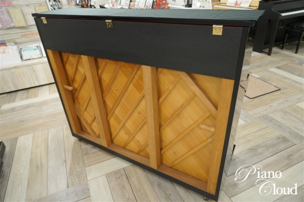 中古アップライトピアノ　U10BL　ヤマハ純正後付けサイレントユニット