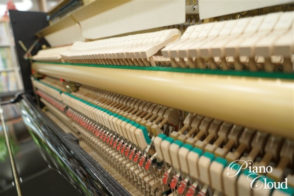 中古アップライトピアノ　U10BL　ヤマハ純正後付けサイレントユニット