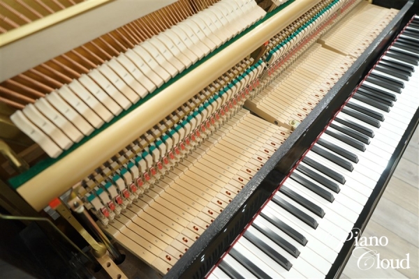 中古アップライトピアノ　U10BL　ヤマハ純正後付けサイレントユニット