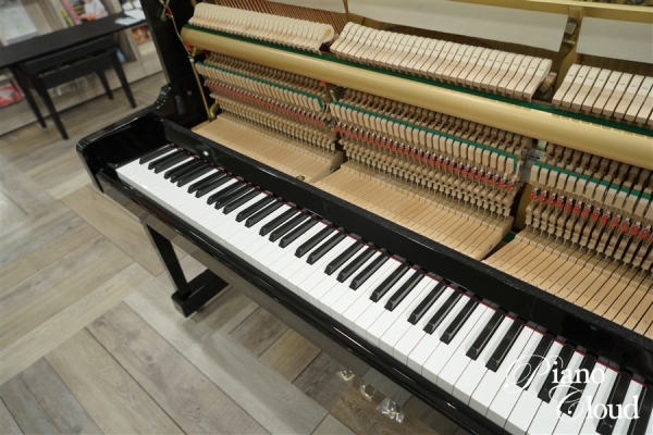 中古アップライトピアノ　U10BL　ヤマハ純正後付けサイレントユニット