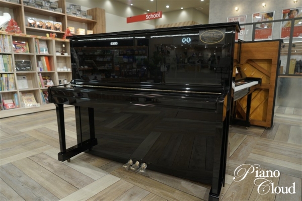 中古アップライトピアノ　U10BL　ヤマハ純正後付けサイレントユニット