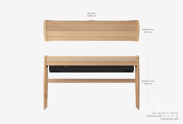 電子ピアノ Roland x カリモク  KIYOLA “きよら” KF-10
