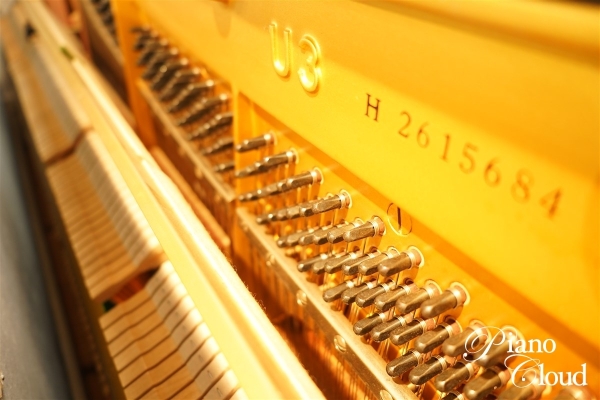 中古アップライトピアノ U3H　ホワイト