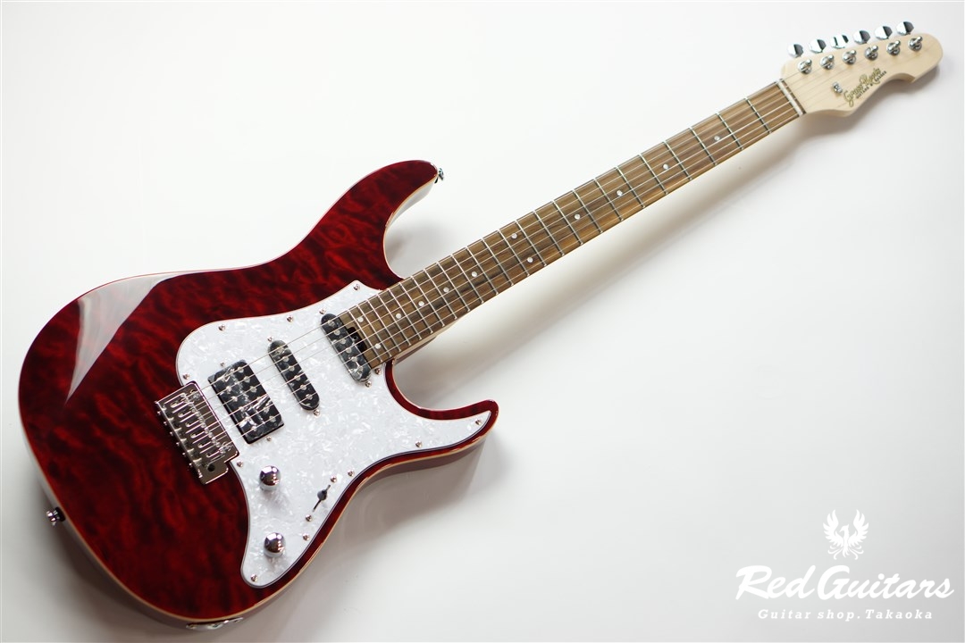 GrassRoots G-SN-CTM - See Thru Red | Red Guitars Online Store