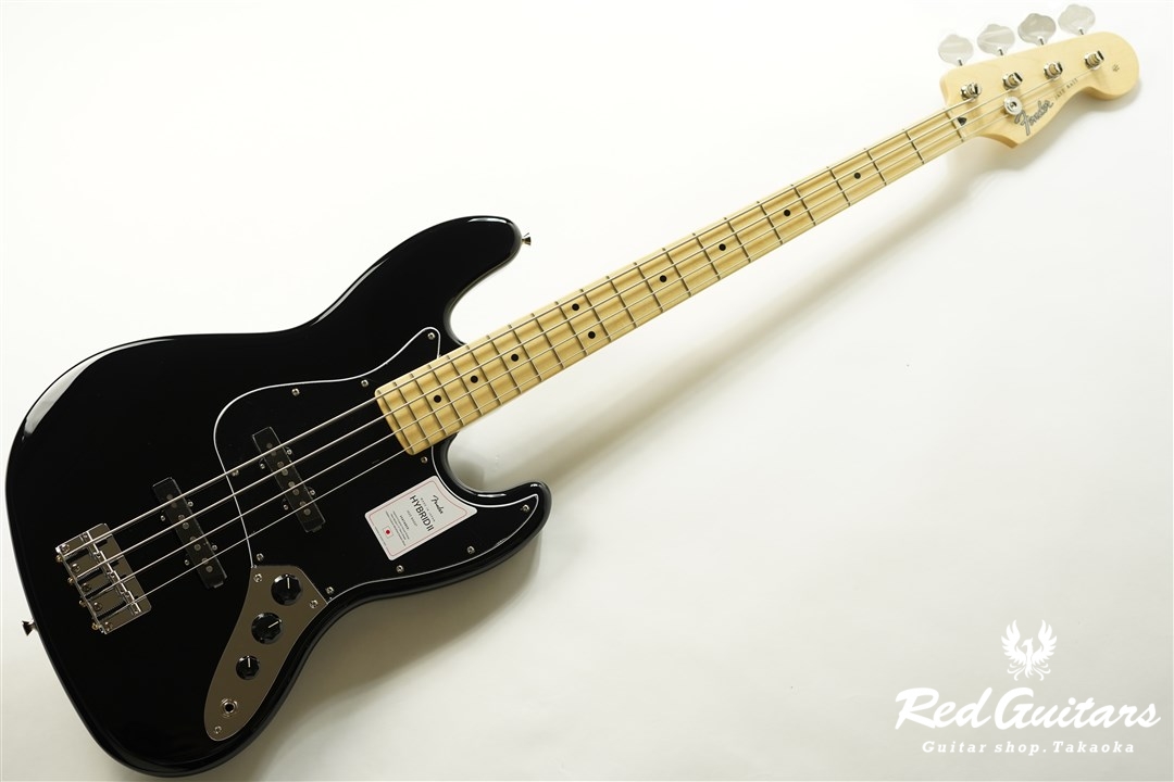 Fender MADE IN JAPAN HYBRID II JAZZ BASS - Black | Red Guitars  