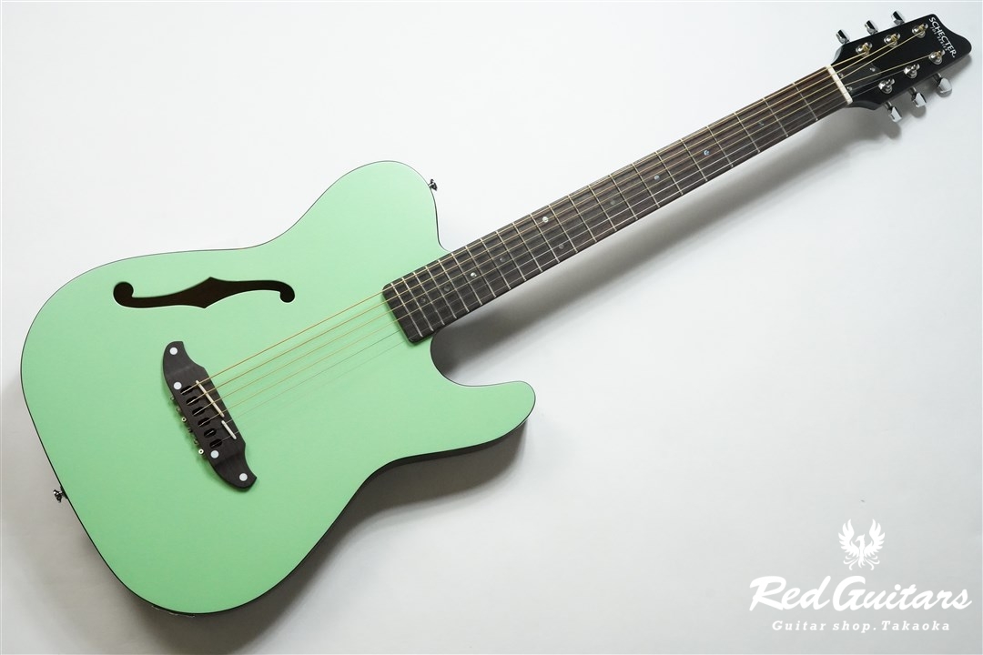 SCHECTER ORIENTAL LINE OL-FL-Satin Surf Green | Red Guitars Online 